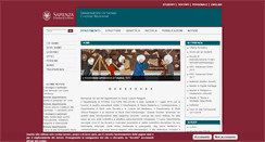 Desktop Screenshot of dipscr.uniroma1.it