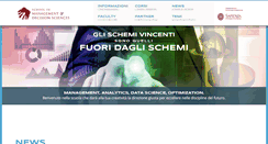 Desktop Screenshot of disd.sta.uniroma1.it