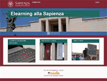Tablet Screenshot of elearning2.uniroma1.it