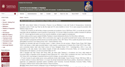 Desktop Screenshot of iecofin.uniroma1.it
