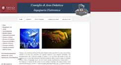 Desktop Screenshot of ingegneriaelettronica.uniroma1.it