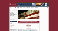 Desktop Screenshot of ingaero.uniroma1.it