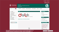 Desktop Screenshot of digilab.uniroma1.it