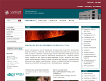Tablet Screenshot of dst.uniroma1.it